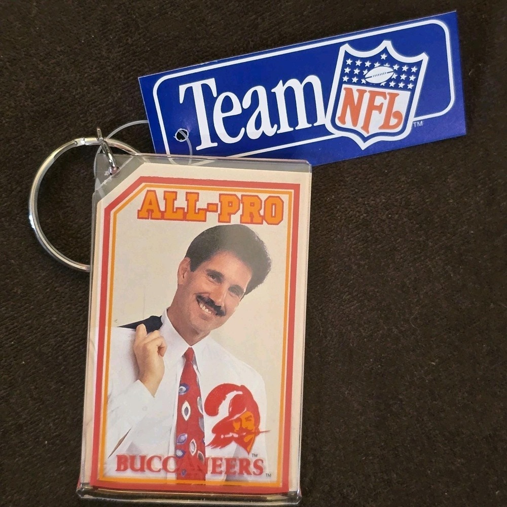 Vintage Tampa Bay Buccaneers Keychain Father's Day All Pro 1993 Team NFL